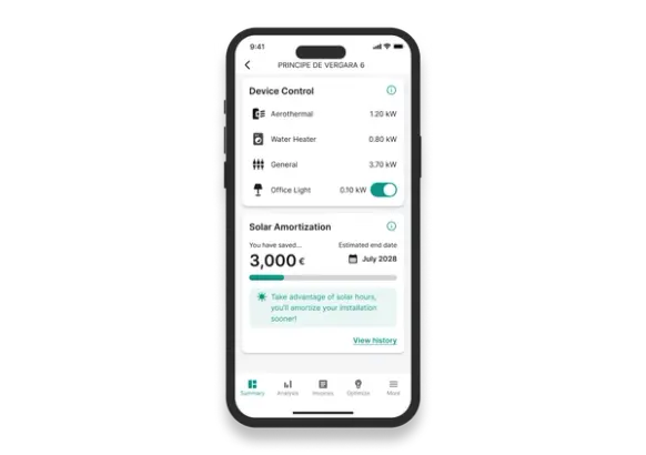 Screenshot of Clevergy product