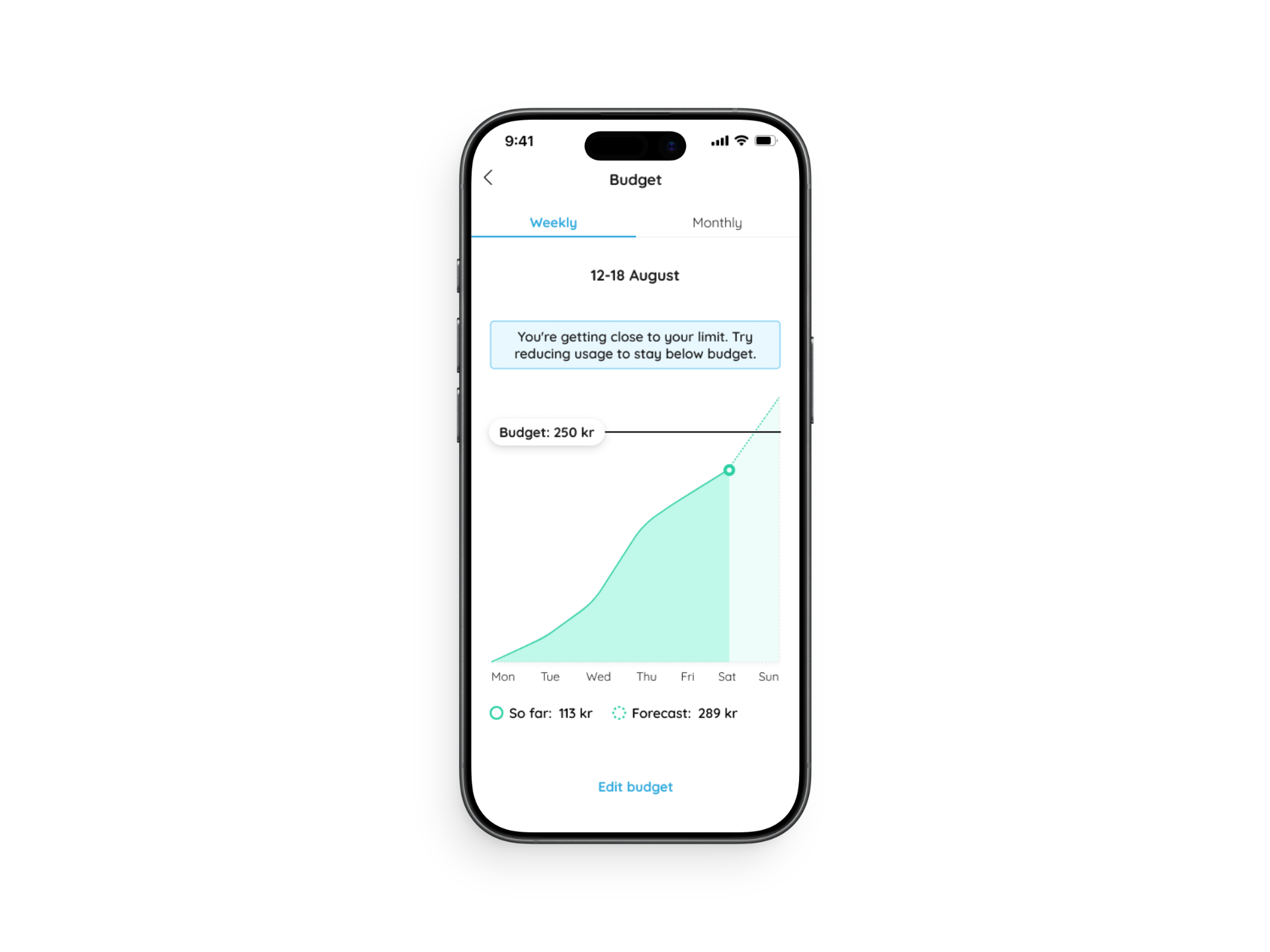 Screenshot of Eliq proposition