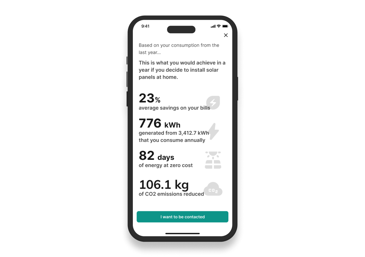 Screenshot of Clevergy product
