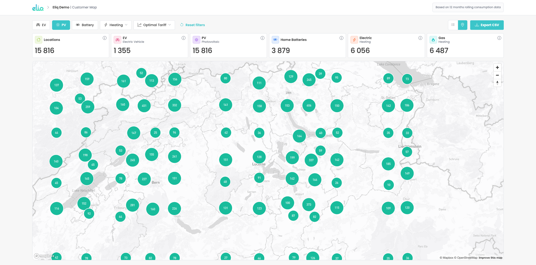 Screenshot of Intelligence product 