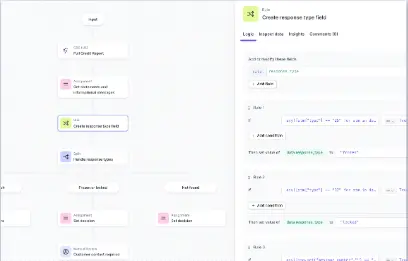 Screenshot of product output