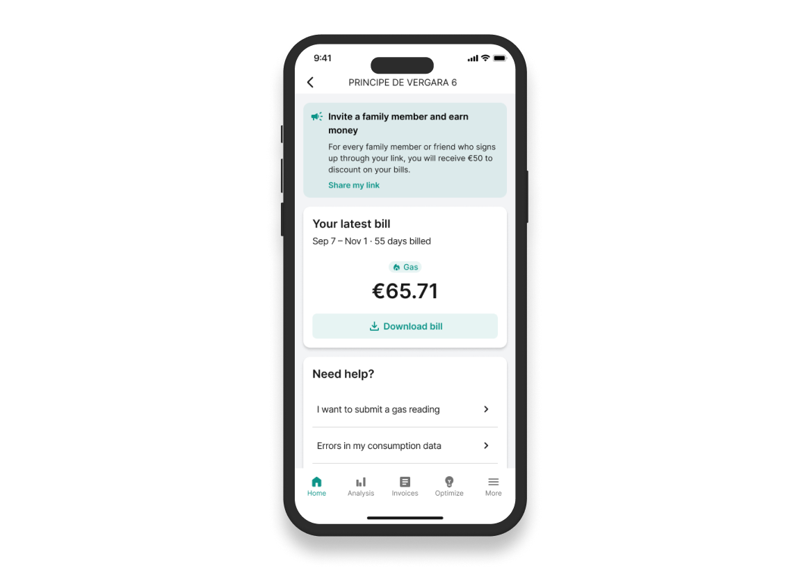 Screenshot of Clevergy product