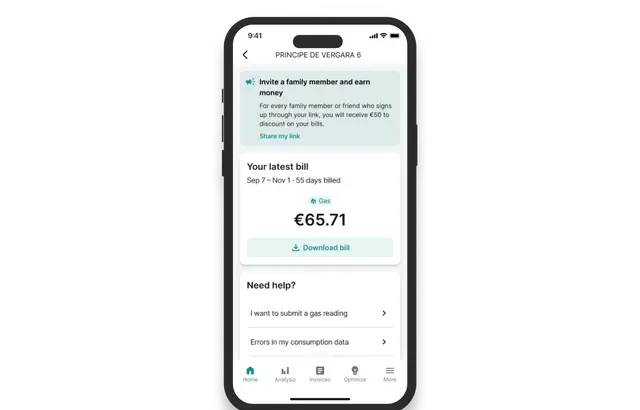 Screenshot of Clevergy product