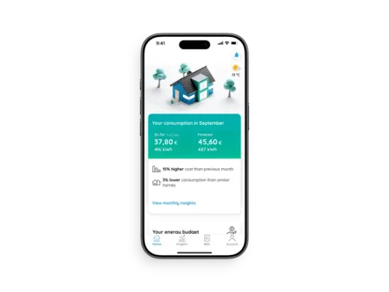 Screenshot of Eliq offering
