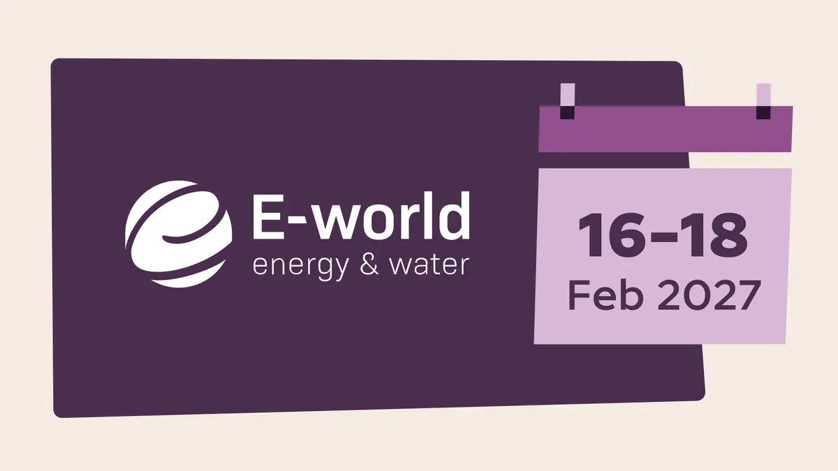 E-world energy & water event on 16-18 Feb 2027.