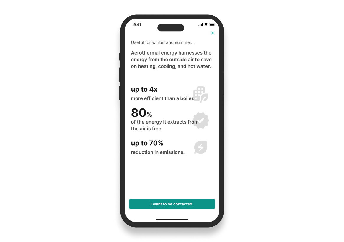 Screenshot of Clevergy product