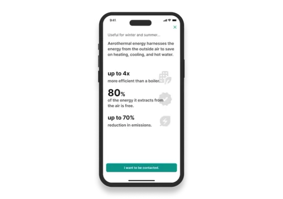 Screenshot of Clevergy product