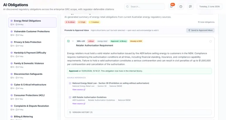 Screen of Compliance Portal Accelerator