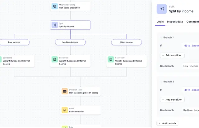 Screenshot of product output