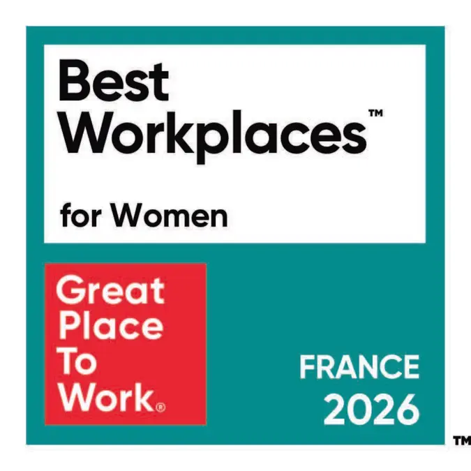 Best Workplaces for Women, Great Place To Work, France 2026 logo.