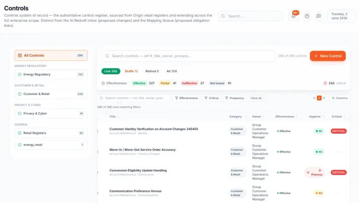 Screen of Compliance Portal Accelerator