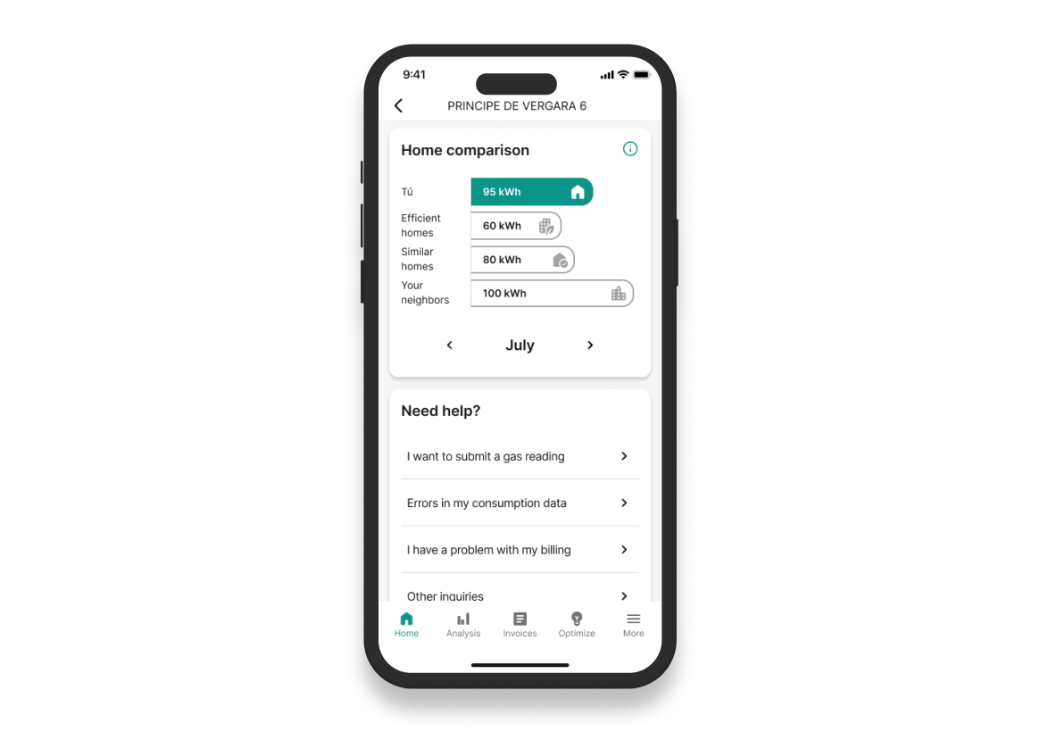 Screenshot of Clevergy product