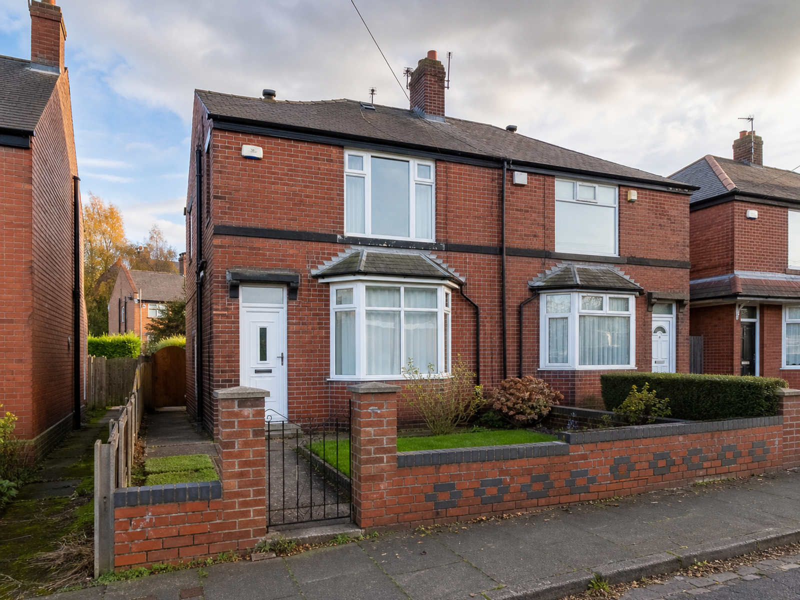Red-brick semi-detached home in County Durham
