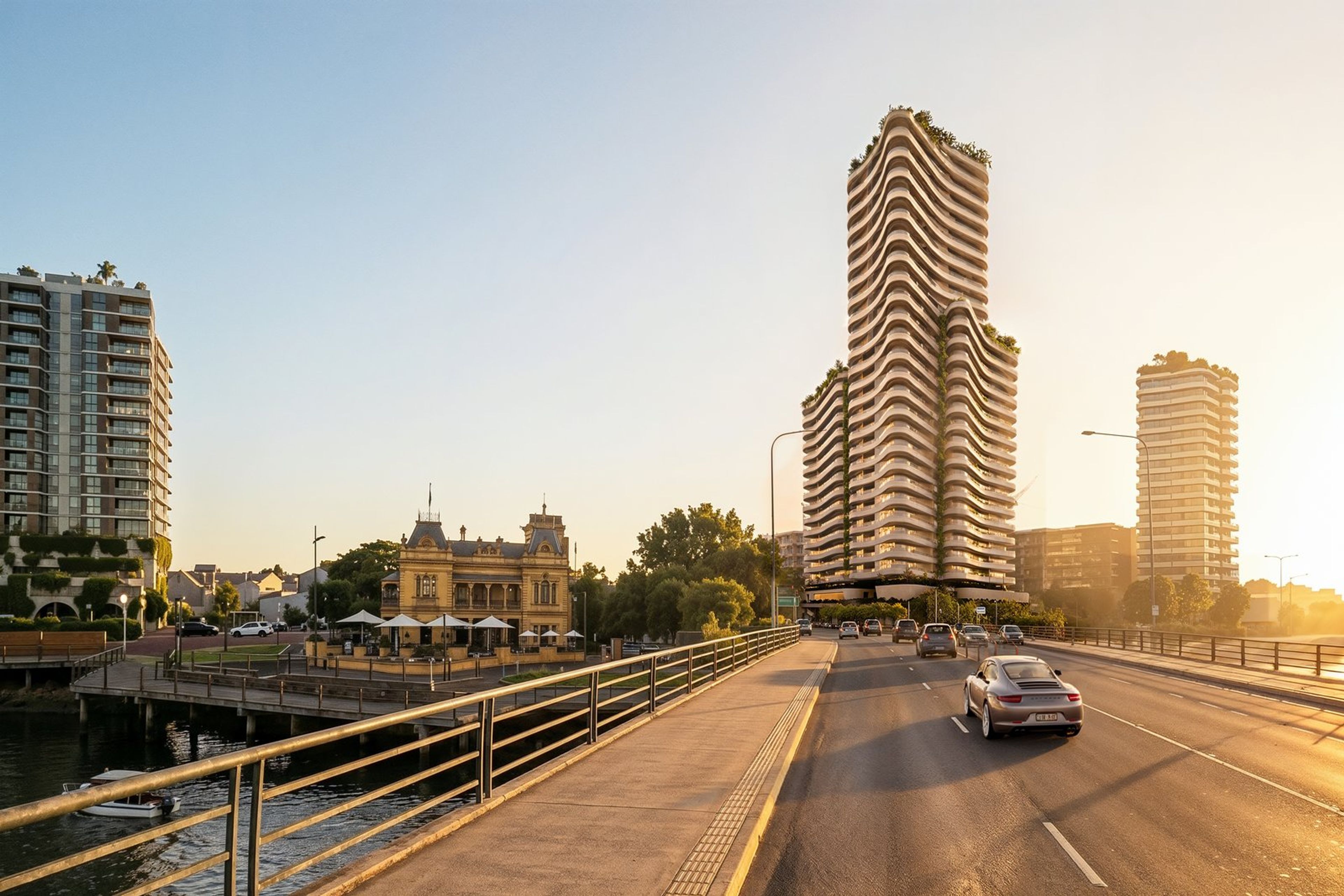 Frank Developments Lodges 28 Storey Avela at the Breakfast Creek Corner
