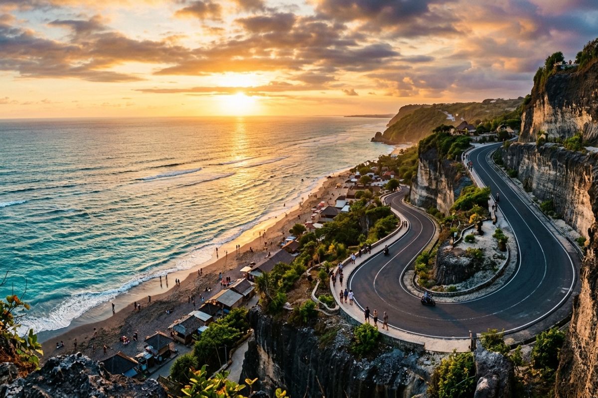 Spot Foto Aesthetic Pantai Melasti Bali yang Viral