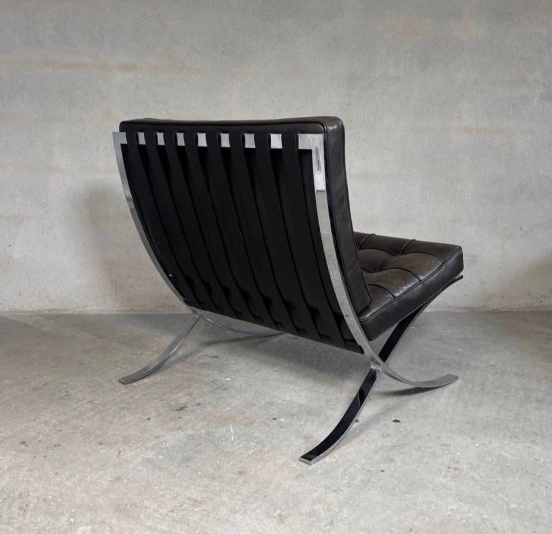 Barcelona Chair, Knoll Studio, Spinneybeck fullanilinlær – bilde 7