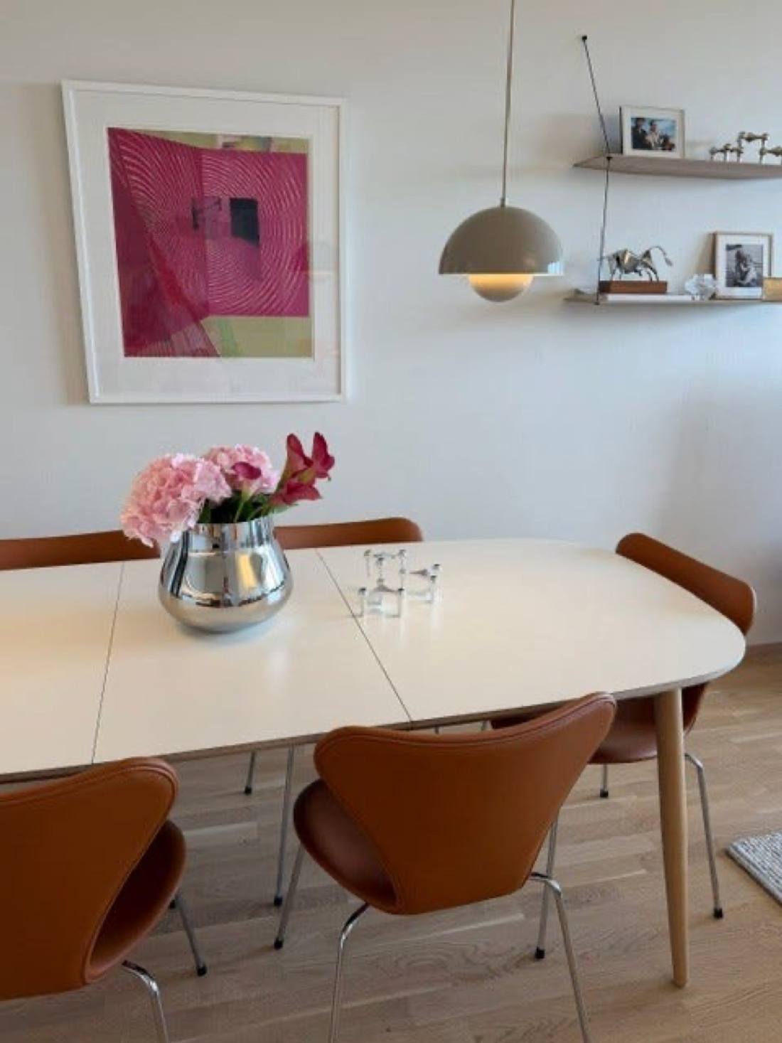 Syveren 3107, nypolstret i cognac semianilinskinn – bilde 4