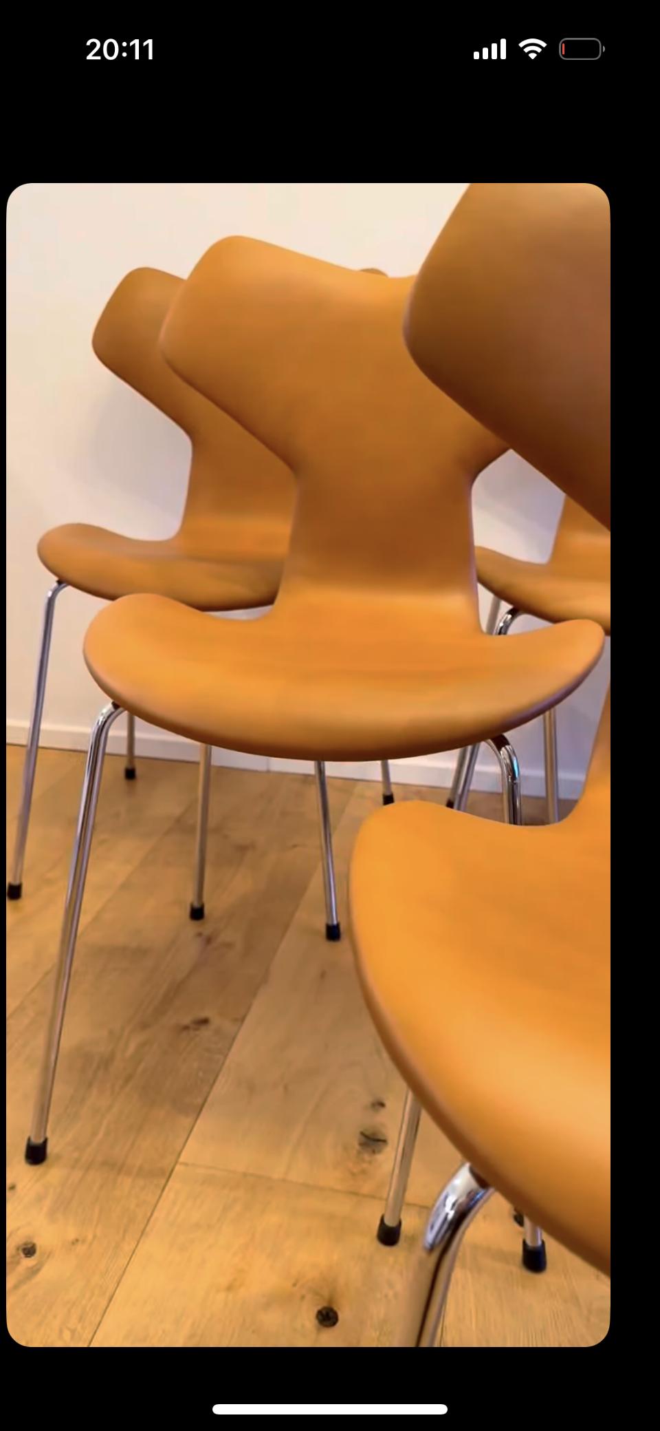 Dansk designFritz Hansen Grand Prix stol – bilde 2