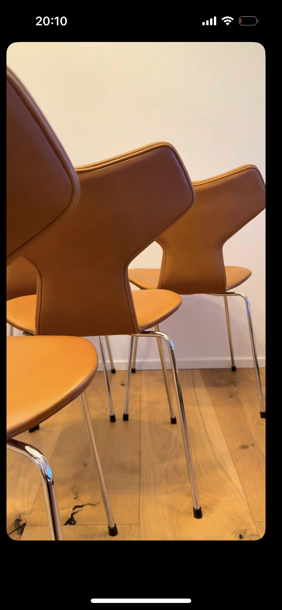 Dansk designFritz Hansen Grand Prix stol – bilde 3