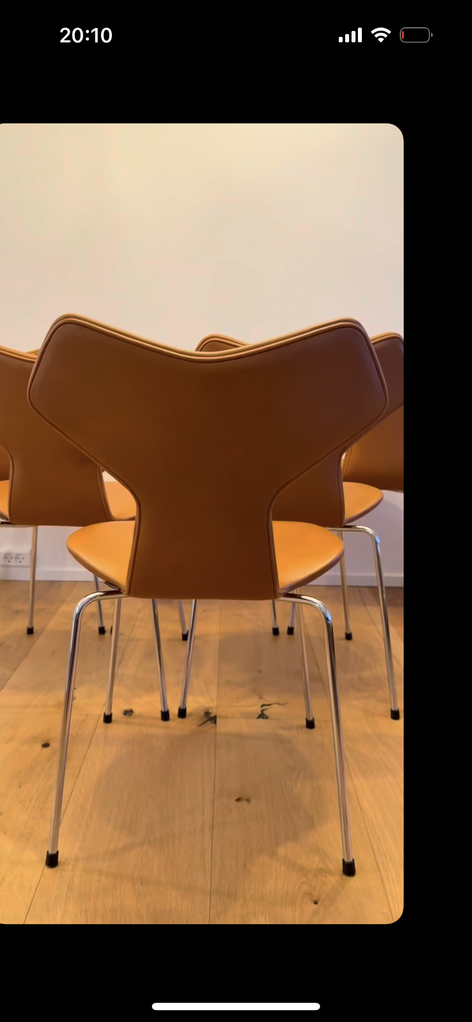 Dansk designFritz Hansen Grand Prix stol – bilde 4