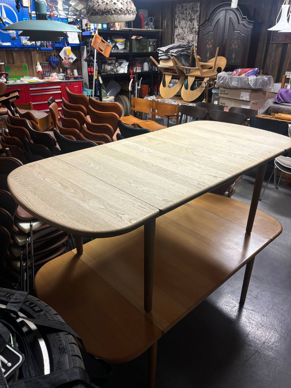 Hans J Wegner GE82 sofabord i massiv Eik – bilde 5