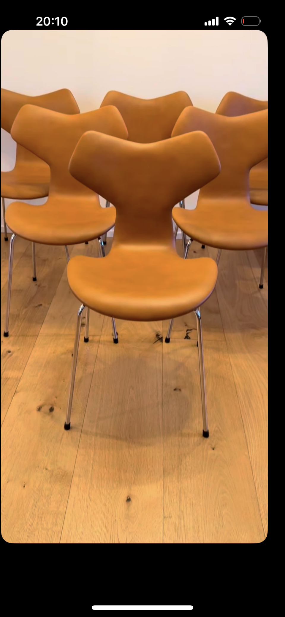 Dansk designFritz Hansen Grand Prix stol – bilde 5
