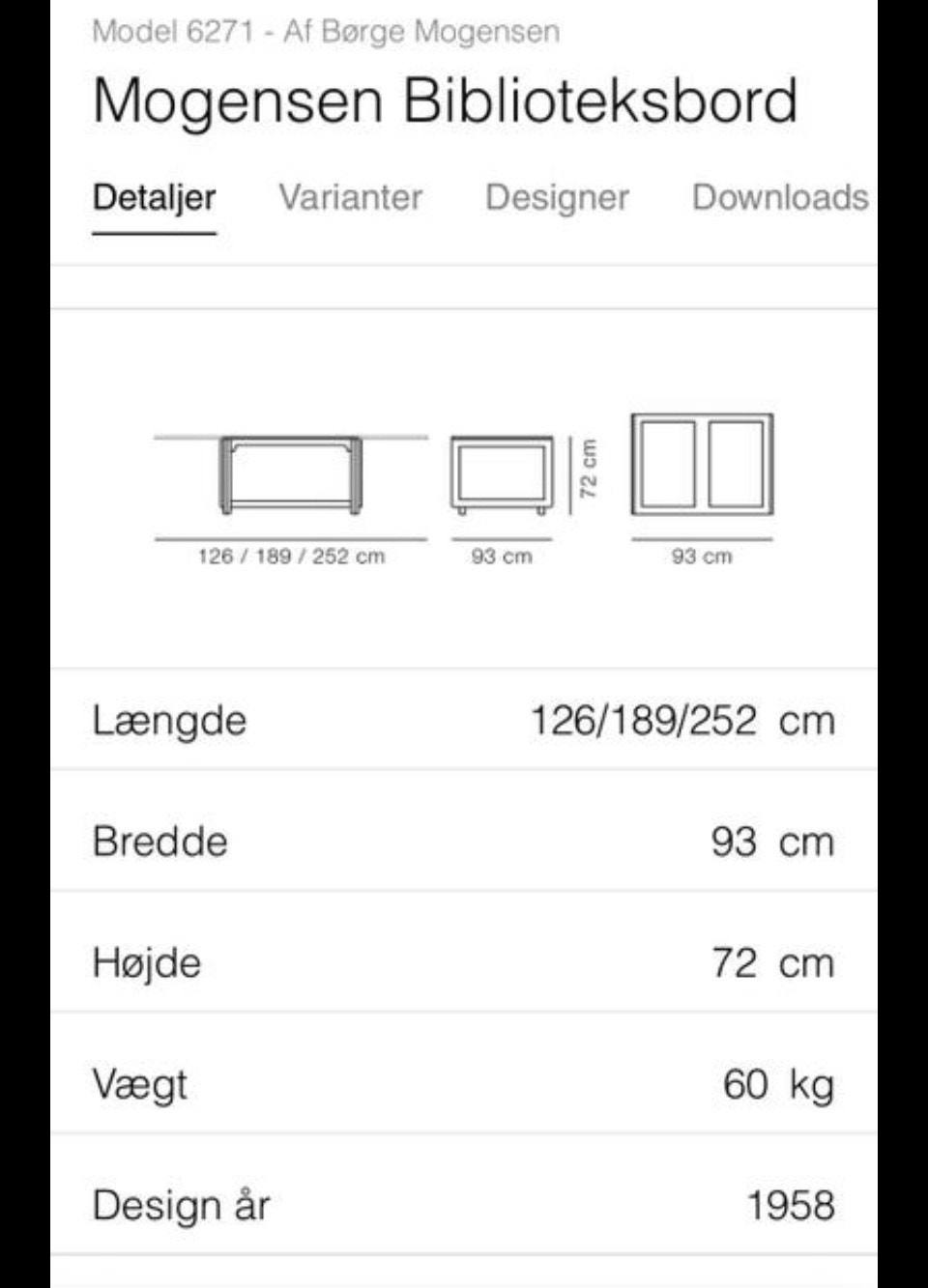 Dansk design perle Børge Mogensen BM71 – bilde 2