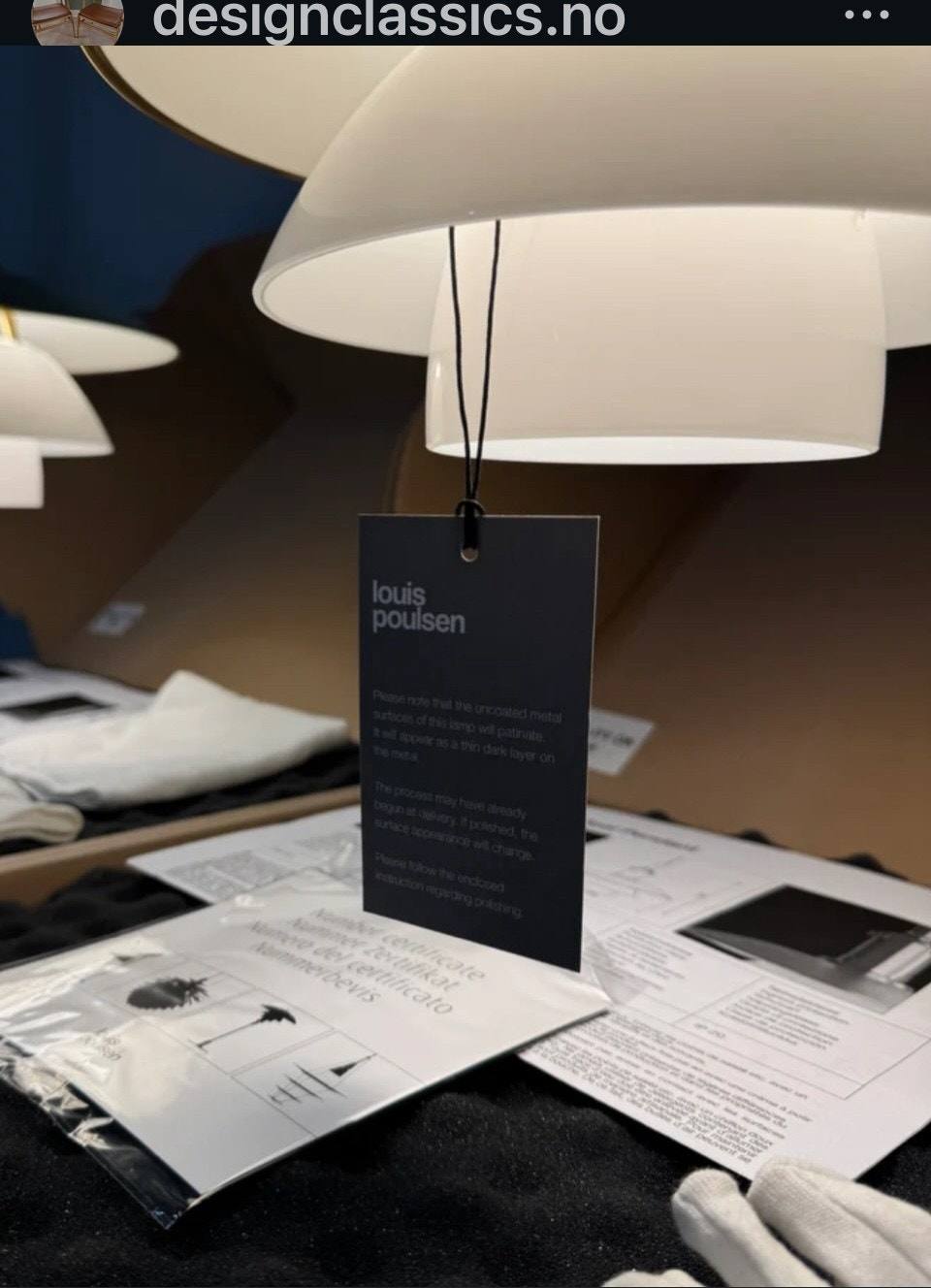 Dansk design Louis Poulsen Limited Edition PH 3/3 Pendel – bilde 7