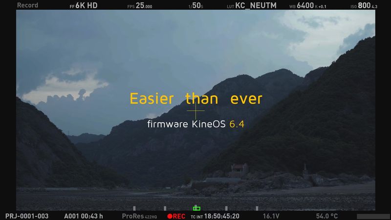 Firmware KineOS 6.4