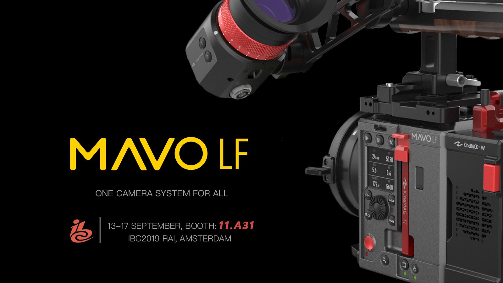 MAVO LF大画幅摄影机系统@2019 IBC