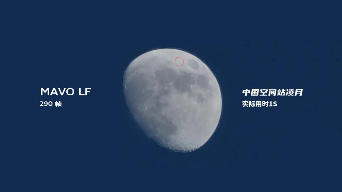 MAVO LF Captures the Chinese Space Station's Lunar Transit