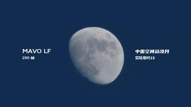 MAVO LF 记录中国空间站凌月瞬间