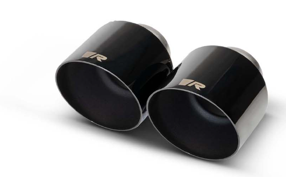4-Piece Tailpipe set, black