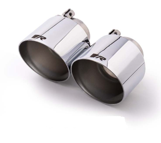 4-Piece Tailpipe set, chromed