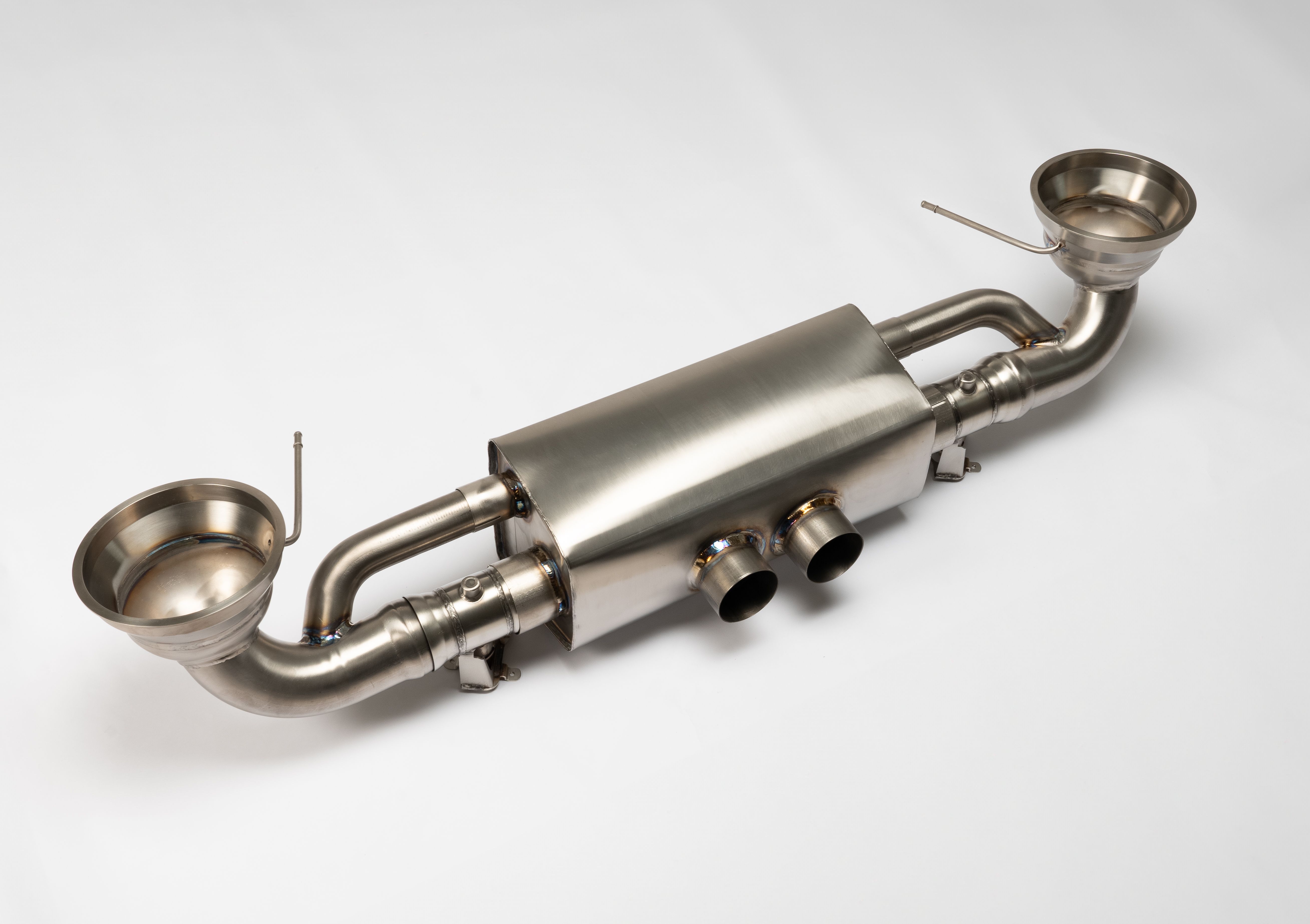 Titanium Racing GPF-Back Sport Exhaust for Porsche GT3 RS 2x GT Black Tips - Image 1