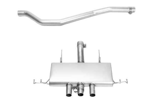 GPF-Back Exhaust System for HONDA Civic Type-R FL5 Sport Exhaust + Racing Non-Resonated | GT Titanium Scotched Tip + Standard Tip - Image 1