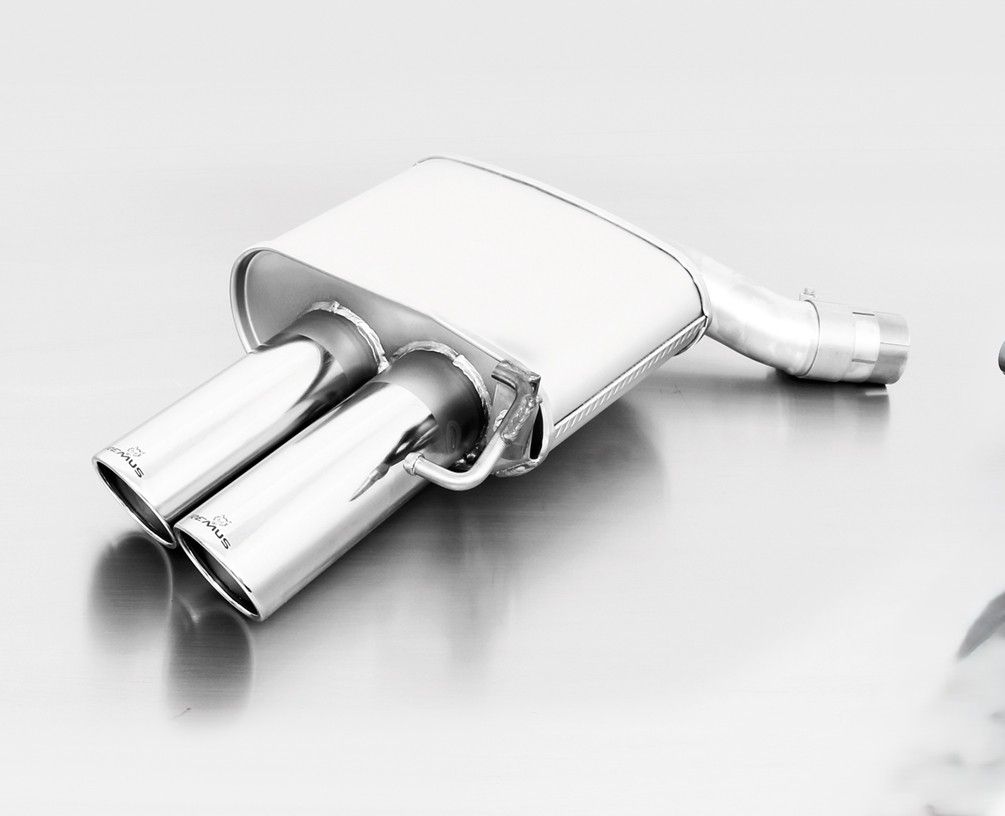 Sportexhaust (left) with 2 Tailpipes