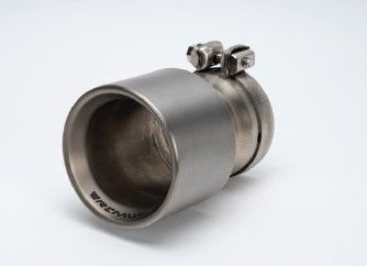 OPT Tailpipe, titanium - Image 1