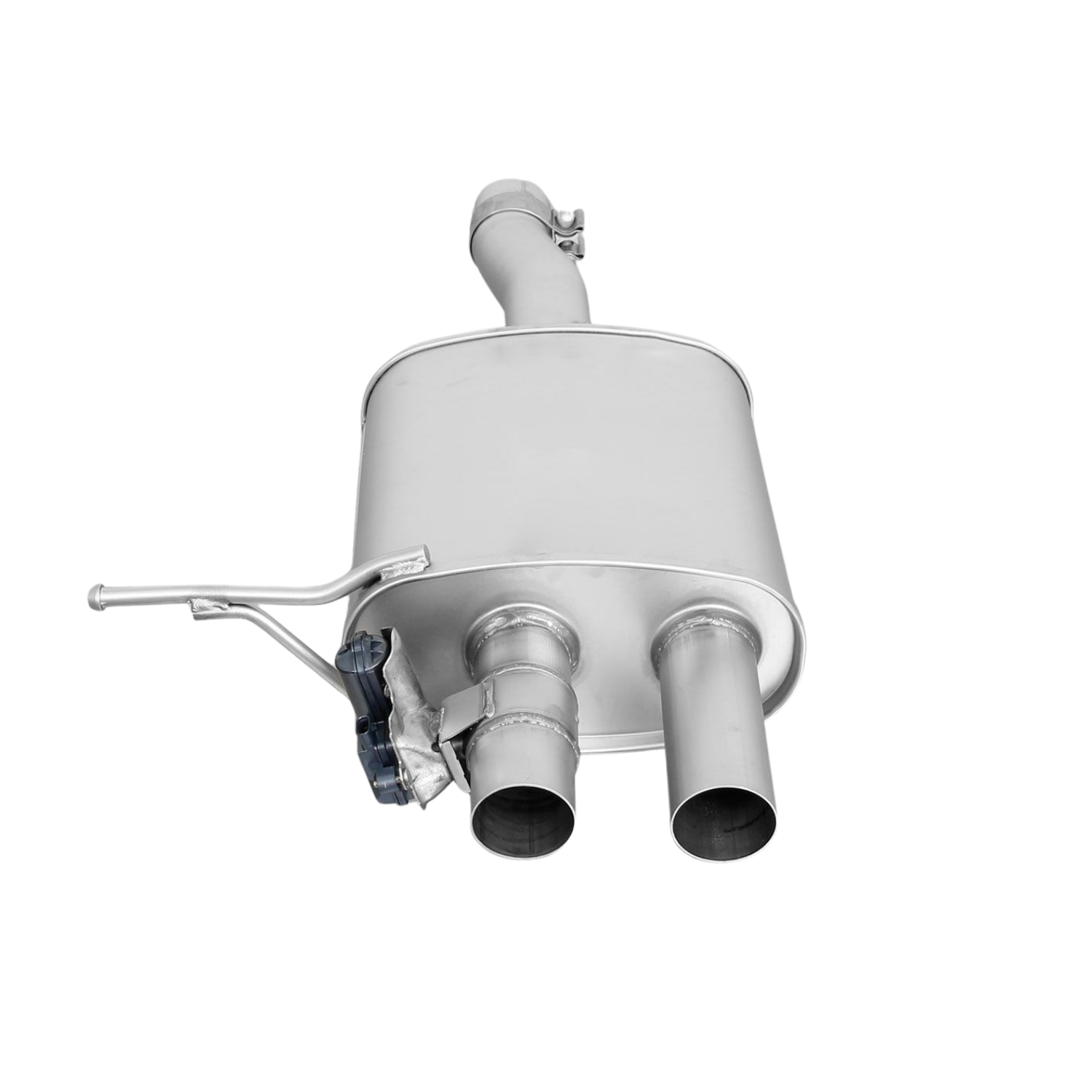 Sport exhaust centered (without tail pipes) with integrated valve
