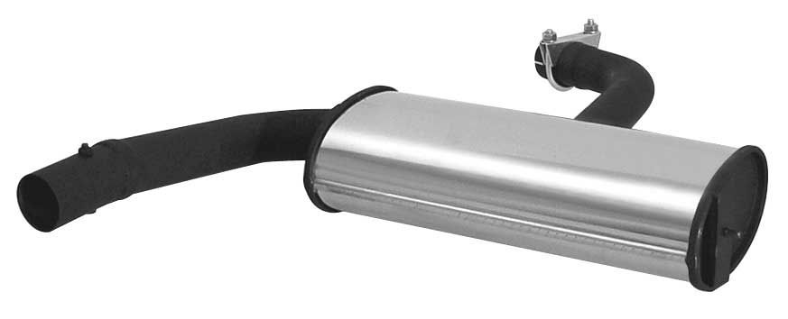 PowerSound sport exhaust with manual valve control system (without tail pipes)