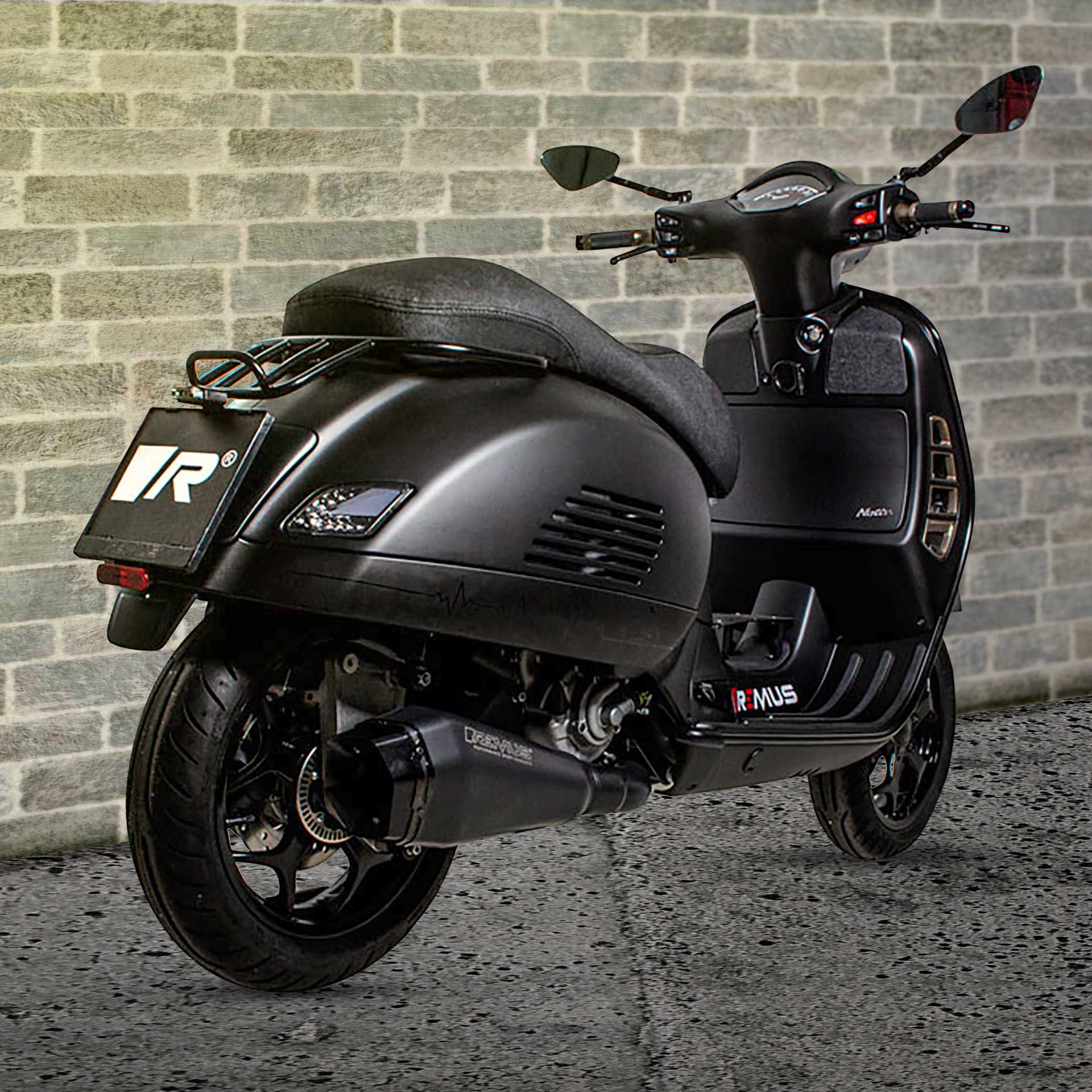Notte Slip On Exhaust for Vespa GTS 300 HPE