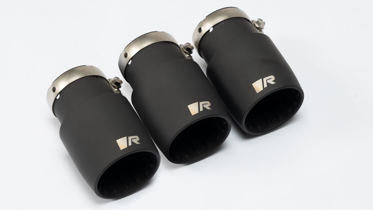 OPT GT Tailpipe Set, black (102mm)