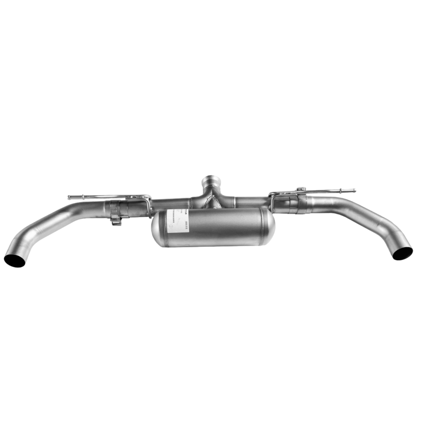 Sport silencer centered for L/R system (without tail pipes)