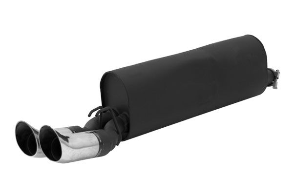 Sport exhaust with 2 tail pipes Ø 70 mm Racing Look