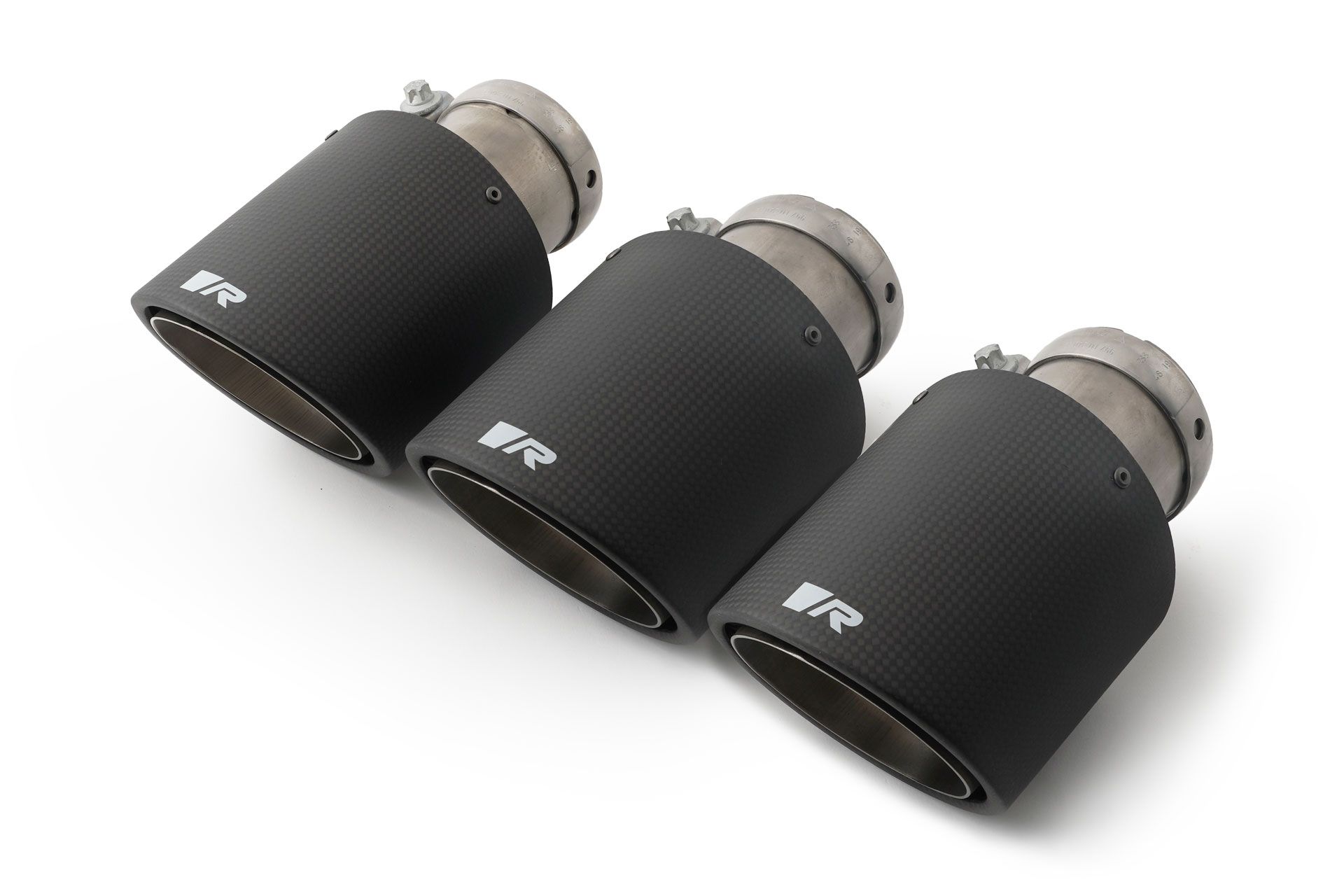 Tailpipe Set, carbon (102mm) - Image 1