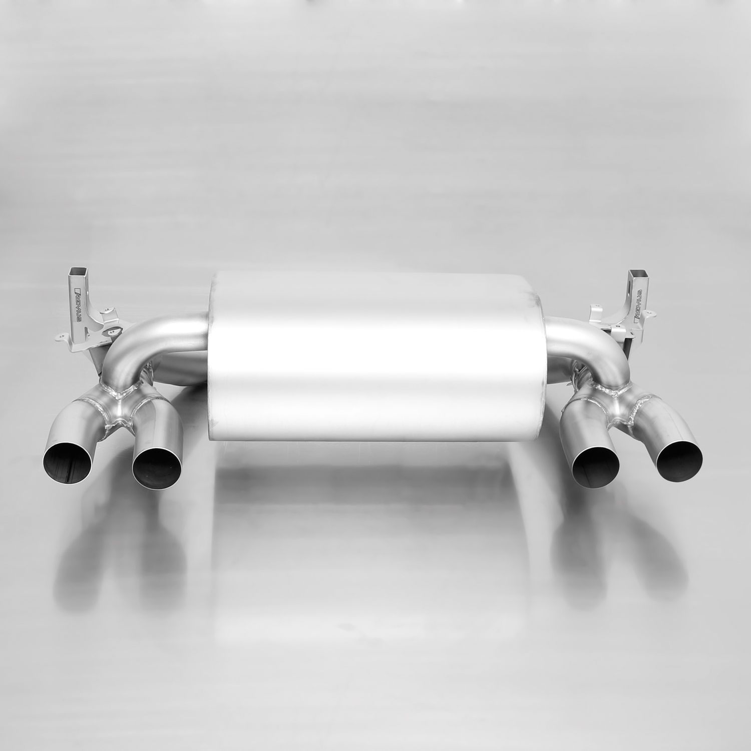 Exhaust System for BMW F80/F82 (Limo & Coupe incl. LCI) Resonated | 4x 102mm Black Chrome Straight Cut Tips - Image 1