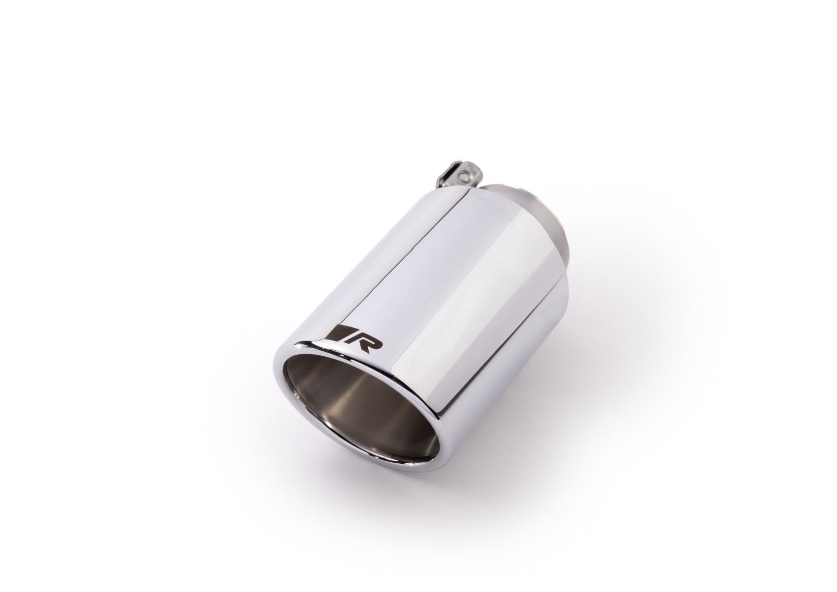 Tailpipe, 102mm chromed, rolled edge - Image 1