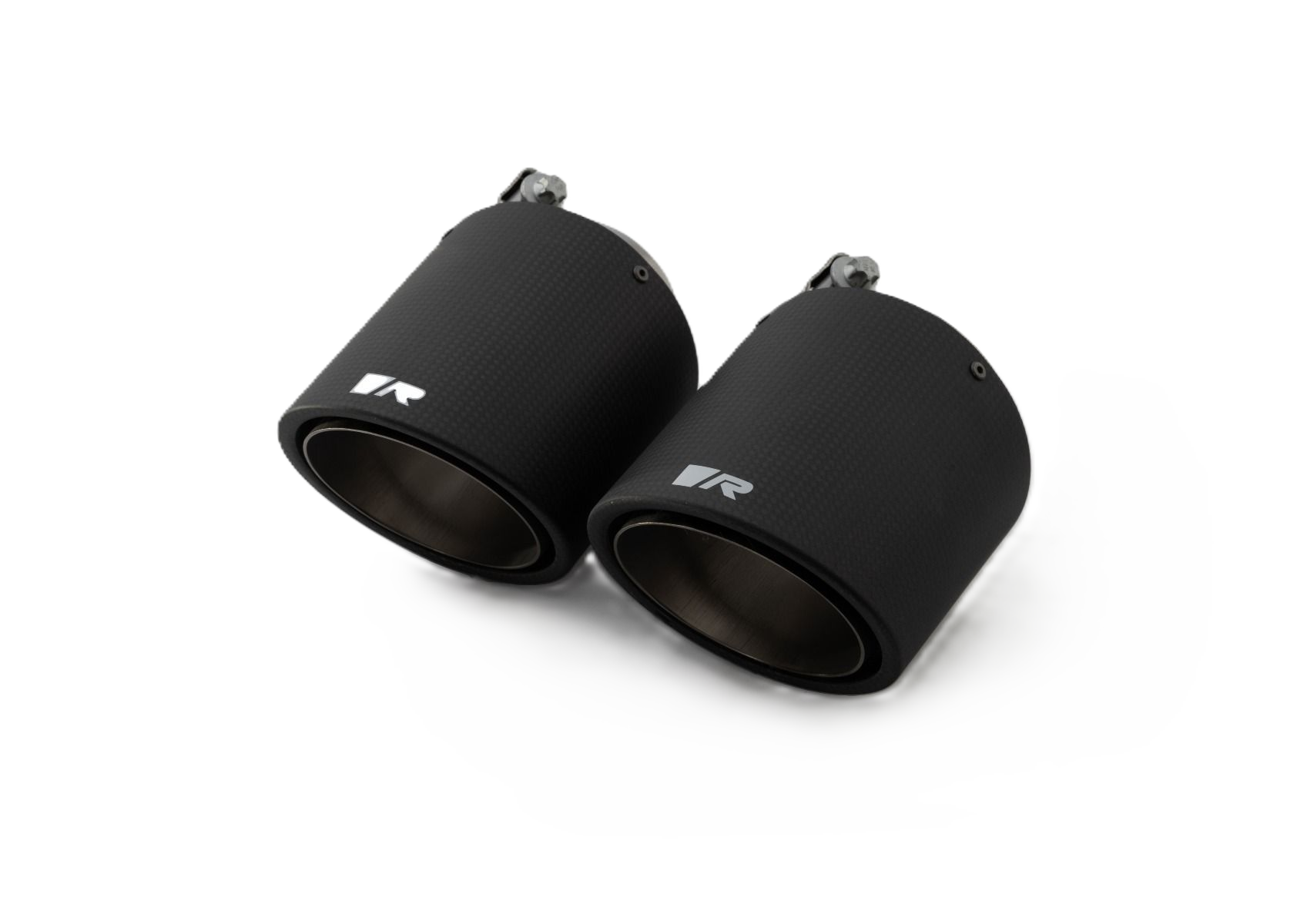 4-Piece Carbon Tailpipe (Ø 102mm) angled - Image 1