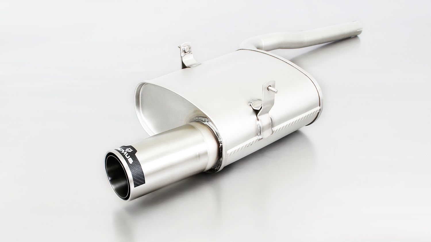 PowerSound sport exhaust centered with manual valve control system (without tail pipes)