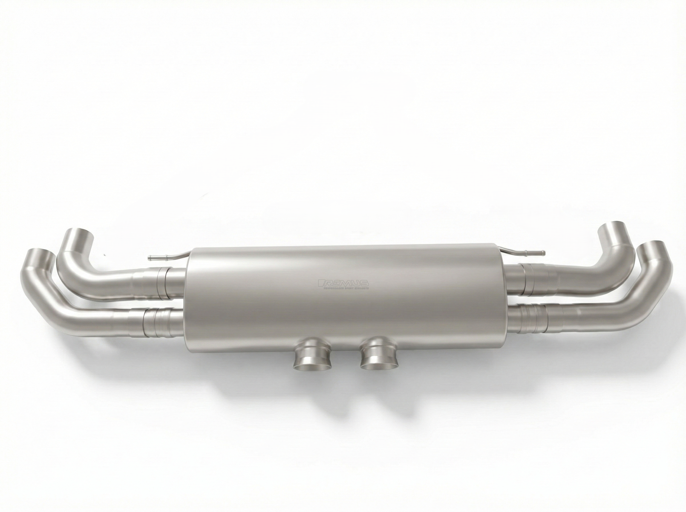 Sport Exhaust Bundle for Audi RS Q8 Decat Pipe | 4x 84mm Chrome Rolled Edge Tips - Image 1